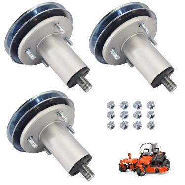 Imagem de MAIXIUNIAN Eixo de cortador de grama 51528000 51537200 compatível com Ariens Ikon-X 52 Ikon-XD 52 Ikon-XL 52 Edge 52, para Gravely ZTX 52 ZT XL 52 ZTX Stealth 52 com decks de 52 polegadas, eixo de