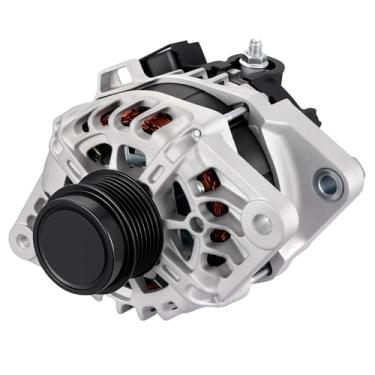 Imagem de SYKRSS Alternador 11608 compatível com Kia Soul 2012-2013 1,6L, 12V 90A polia desacopladora de 6 sulcos no sentido horário, substituição # 37300-2B150, 37300-2B150R