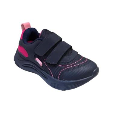 Imagem de Klin, Tênis Menina Klin New Sport Mini Marinho/Rosa 199123 Tamanho:24;Cor:Azul/Rosa