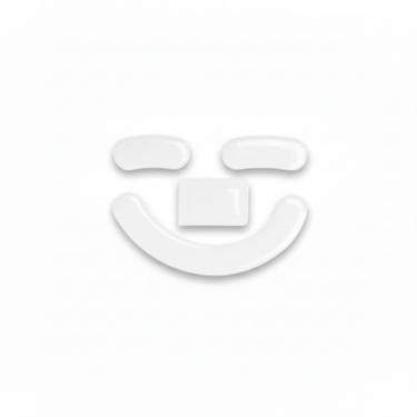 Imagem de Pacote com 2 patins de rato PTFE – Pés de mouse de substituição compatíveis com Razer DeathAdder V2 Pro 100% PTFE puro