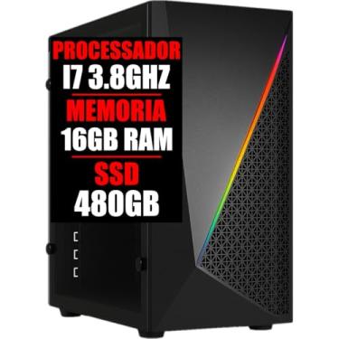 Imagem de PC GAMER CORE I7 3.8GHZ, SSD 480GB, 16GB RAM (16GB RAM + SSD 480GB)