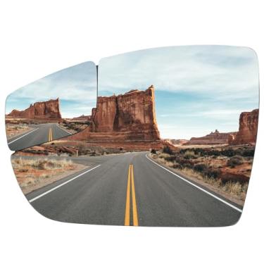 Imagem de LOIYLLEN Substituição do espelho lateral do motorista para Ford Focus 2012 2013 2014 2015 2016 2017 2018 - Vidro do espelho do lado esquerdo, vidro dos espelhos retrovisores