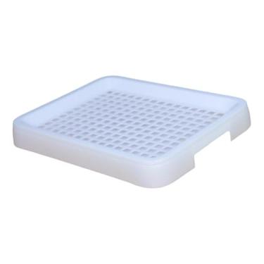 Imagem de FJMQHU Banheiro para Coelhos, Banheiro para Coelhos, Removível, Fácil de Limpar, Suprimentos para Animais de Estimação, Banheiro para Porquinhos-da-índia, Pe, Branco