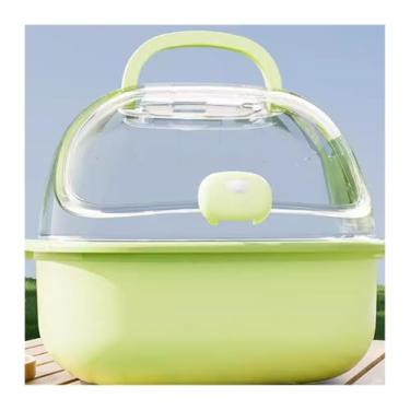 Imagem de Gaiola de pássaro, gaiola para viagem de papagaio, bolsa pequena portátil especial para pássaros, mini ninho de pássaro (verde)