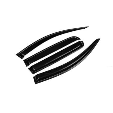 Imagem de GRJQRKHZ Defletor de janela lateral de carro para F&ord Focus MK4 2019-2024 Weathershied viseira de porta vento sol proteção chuva janela lateral defletores de vento