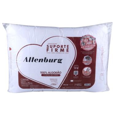 Imagem de Kit 2 Travesseiros 50x70cm 180 Fios Suporte Firme Altenburg