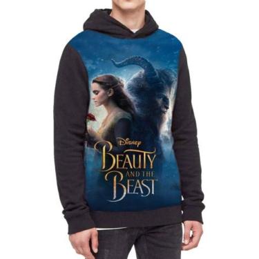 Imagem de Moletom Com Capuz Bela E A Fera Ref:459 - smoke, Preto, M