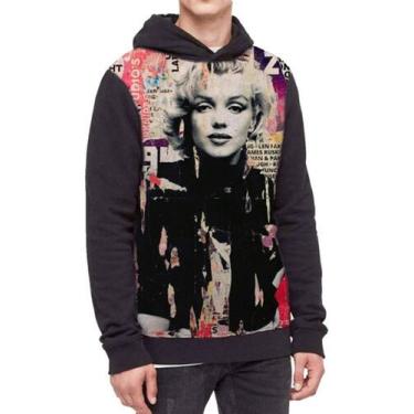 Imagem de Moletom Com Capuz  Marilyn Moore Ref:326 - smoke, Preto, P