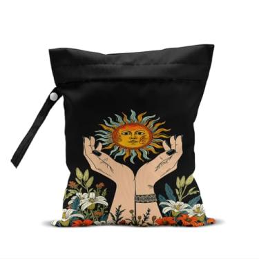 Imagem de Bolsa impermeável e úmida para roupas de banho, viagens, cosméticos, roupas sujas para piscina, ioga, academia, artigos de higiene, carrinho, bolsas de praia de viagem, presentes de bruxaria, bruxaria