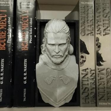 Imagem de Aparador/Suporte de Livros Jon Snow Decoração GOT