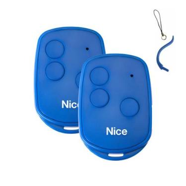 Imagem de Kit 2 Controle portao automatico 3tb azul Linear Nice