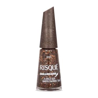 Imagem de Esmalte Marrom Risqué & Chilli Beans A Onça que Habita em Mim Efeito 8ml
