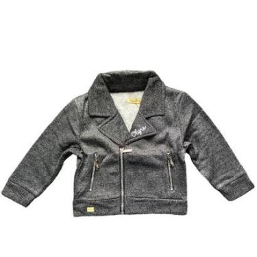 Imagem de Casaco Casaquinho Infantil Menina Aberto Ziper Moletom Olyns-Feminino