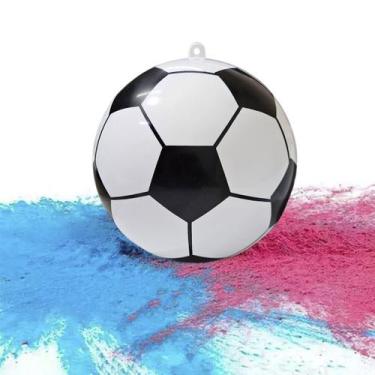 Imagem de Bola Cha Revelaçao Menina Menino Genero Sexo Bebe Criança Festa Futebo