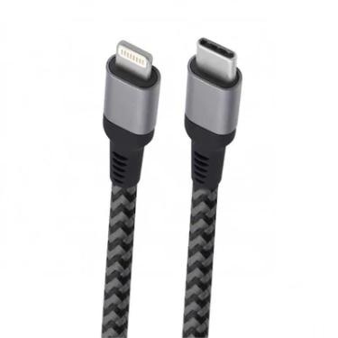 Imagem de Cabo Lightning Geonav Liuc01 USB-C De Nylon Trancado 1.5m