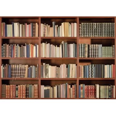 Imagem de Pano de fundo de estante 2,1 x 1,5 m, pré-escolar, alunos primários, regresso às aulas, formatura, primeiro dia de aula, decoração de festa, videoconferência, adereços para cabine de fotos