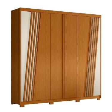 Imagem de Guarda Roupa Casal Ouro Verde 6 Portas Cinamomo-off White - Móveis Albatroz Cinamomo-off White