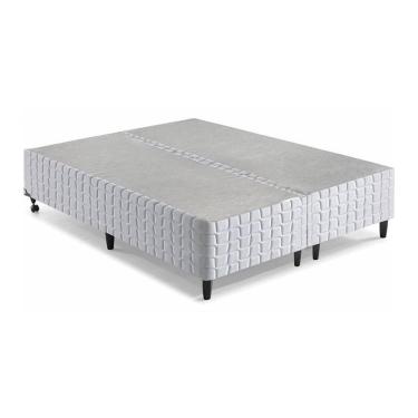 Imagem de Cama Box Base Queen Courano White (158x198x25 (2 Uni 79x198)) - D Angelis Anjos