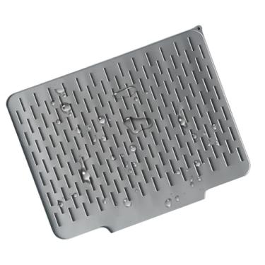 Imagem de Tapete de secagem de pratos - Tapete de silicone de secagem rápida - Almofada de drenagem de água dobrável, suporte de utensílios de mesa para pratos, garfo, colher, talheres, tigela, mamadeira