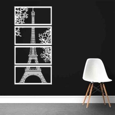 Imagem de Quadro Decorativo Torre Eiffel Paris Vazado - Mdf 3Mm 002 - Decoarts