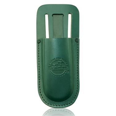Imagem de Graintex Coldre de tesoura de poda e alicate para cinto de ferramentas, bolsa de couro para alicates, tesouras de jardim, tesouras de poda para fácil acesso com clipe, faca de couro e bainha de
