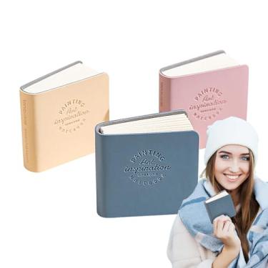 Imagem de Mini Sketchbook | Compact Drawing Notebook - 300gsm 48 Pages Sketchbook for Art School Travel Writers Classroom Planners