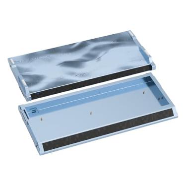 Imagem de kutethy KY60 Capa CNC de alumínio anodizado para teclado 60% mecânico para jogos, teclado de efeito Hall Full CNC compatível com teclados wooting (azul mecha)
