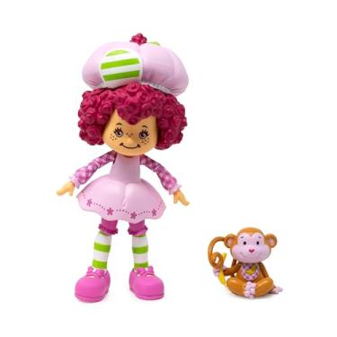 Imagem de Boss Fight Studio Classic Strawberry Shortcake Raspberry Tart Action Figure – Collectible, Scented Figurine with Removable Hat and Animal Companion – 1:12 Scale