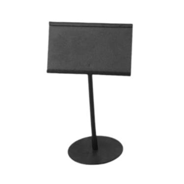 Imagem de Esquirla Porta-números de mesa, porta-cartões de lugar, etiquetas para sinalização de alimentos, porta-cartões de visita para buffet, balcão e exposição, Preto