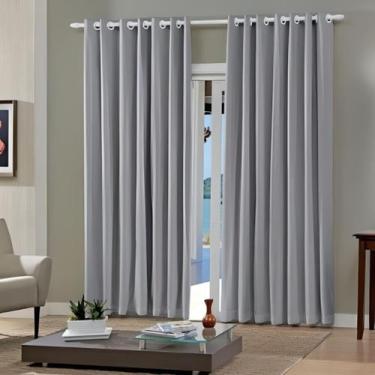 Imagem de Cortina Para Sala Ou Quarto 3,00x2,50 metros Grande Envio Rápido - Cid