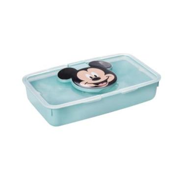 Imagem de Porta Lenço Umedecido Infantil Decorado Bebê Plasútil, Mickey
