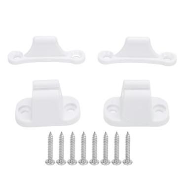 Imagem de SUNGOOYUE Captura do Retentor da Porta do Rv, Suporte de Parada da Porta Forma de T de Náilon para o Barco Motorhome Rv, Armário Fixação Parafuso de 2 Pacotes para Evitar Danos na Parede