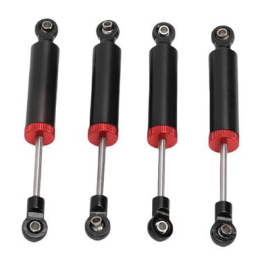 Imagem de RiToEasysports 4 Pçs Amortecedor, Liga de 90mm Alta Simulado Rc Amortecedor Conjunto de óleo para 1/10 Rc Crawler Carro (BLACK)