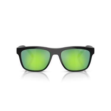 Imagem de Óculos de Sol Arnette Turbine 0AN4347U 27531W Tam 54 Preto/Clip-on Verde Claro