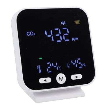 Imagem de VBESTLIFE Detector de Dióxido de Carbono CO2 3 Em 1, Monitor Portátil de Qualidade do Ar Interno, CO2, Temperatura, Umidade, para Viagens, Escritório, Casa, Tendas de Cultivo
