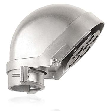 Imagem de Airmont Products AP-10567, tampa de entrada de serviço de alumínio fundido, tipo braçadeira, 7,6 cm, para uso com IMC, EMT ou conduíte rígido, braçadeira tipo barra, resistente a intempéries