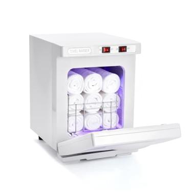 Imagem de NOVAL Aquecedor de toalhas 5L – Aquecedor de toalha quente portátil de aquecimento rápido para salão de beleza, spa, uso facial e doméstico, armário compacto comporta de 8 a 10 toalhas
