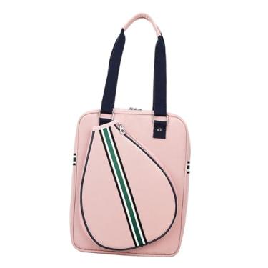 Imagem de IEUDNS Bolsa para Raquete de Tênis à água, Prática E Moderna, Ideal para Viagens E Atividades Ao Ar Livre, para Iniciantes, Rosa 1 Ombro