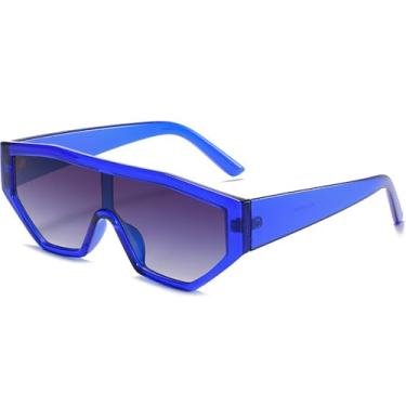 Imagem de Óculos de Sol Femininos e Masculinos com Lentes Degradê em Cores Candy, Proteção UV400, Ideais para Esportes ao Ar Livre, Corrida e Ciclismo, 05