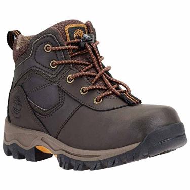 Imagem de Bota de caminhada Timberland MT Maddsen à prova d'água (infantil/criança pequena/criança grande), Dark Brown, 6 Toddler