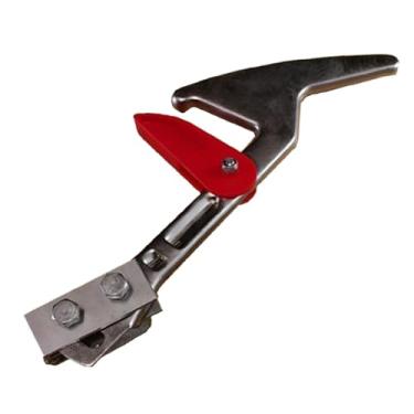 Imagem de IEUDNS Trava de degrau de escada extensível em liga de alumínio, fácil instalação, peças para escada telescópica, Parafuso Esquerdo de 4.5 Cm