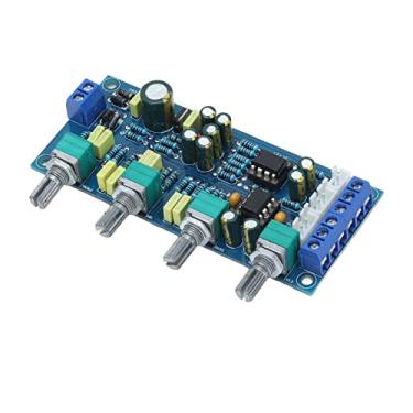 Imagem de aqxreight Módulo Pré-amplificador - Placa de Controle de Alta Fidelidade para Ajuste de Agudos, Médios e Graves - Pré-amplificador para Estéreo Doméstico, Projetos DIY e Sistemas de Som