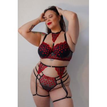 Imagem de Conjunto Cecilia em tule bordado do P ao 54  - Maria vai com todas , P