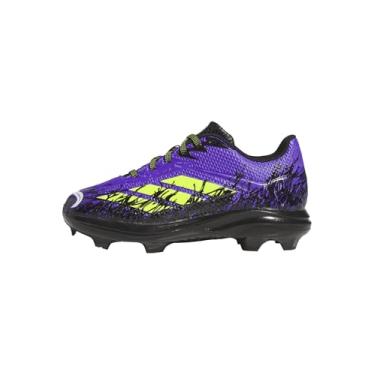 Imagem de adidas Tênis masculino Adizero Electric 2.0 TPU Vm, Team Collegiate Roxo/Solar Slime/Preto, 18