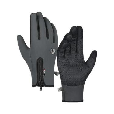 Imagem de Luvas De Ciclismo Tricotadas Unissex Quentes Compatíveis Com Tela Sens