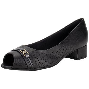 Imagem de Peep Toe Feminino Salto Grosso Piccadilly 114156
