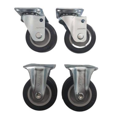 Imagem de Rodizio Para Carrinhos E Móveis Kit Glap 210 Bp E Flap 210