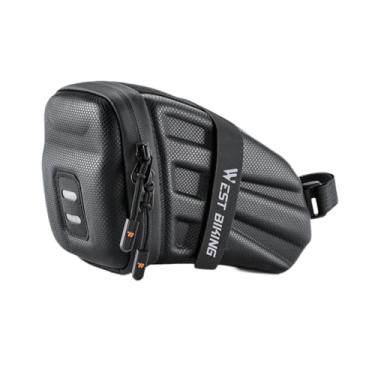 Imagem de IEUDNS Bolsa de Selim para Bicicleta, Acessórios de Ciclismo, Armazenamento Sob O Selim para Bicicletas Dobráveis.