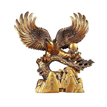 Imagem de Estátua de Buda, águia, escultura, escritório, recepção, decoração, presentes de alta qualidade, ornamentos artesanais de resina, estatueta de meditação