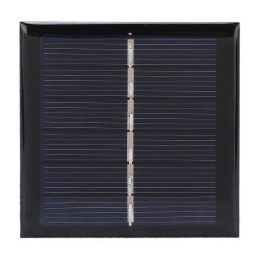 Imagem de Módulo de painel solar portátil 0,6W 3V Placa de carregamento solar de polissilício de 3V para iluminação de jardim bombas de água solar publicidade ao ar livre